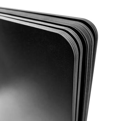 ESD Black Frosted PP Plastic Sheet Anti Static PP Partition