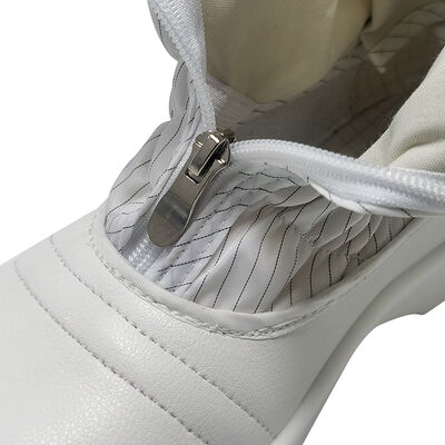 Weiße Stahlkappe ESD Antistatik Sicherheitsschuhe für industrielle Arbeitskleidung