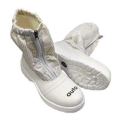 Weiße ESD-Antistatische Schwamm-Verbundrohr-Kurzschuhe