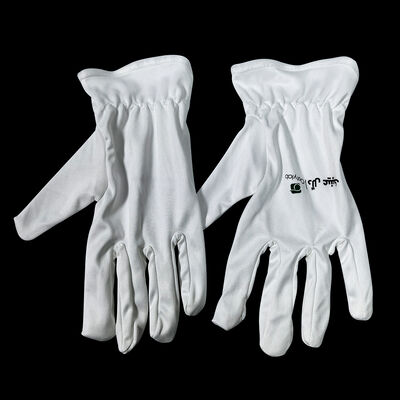 100% staubfreie Mikrofaserhandschuhe. Schmuck und Uhr Etikette Arbeitsschutz Arbeitshandschuhe