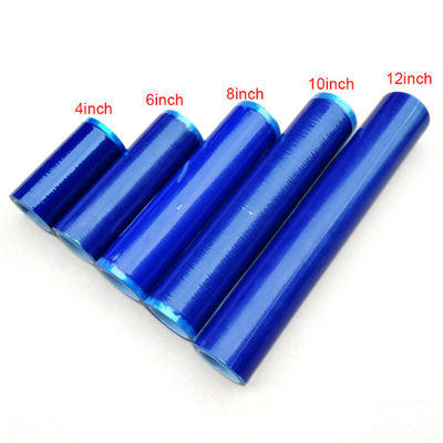 Weißes blaues Cleanroom 18m Wegwerf-PET klebrige Fussel-Rolle