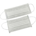 Weiße nichtgewebte Wegwerf3 Falten-Gesichtsmaske für Cleanroom