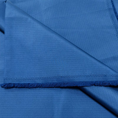 Kohlenstoff-Faser-antistatisches Gewebe des deutlich 4mm Streifen-99% Polyester-1%
