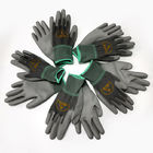 Nahtlose gestrickte ESD-PU-Palme passte Handschuhe mit Polyester-Zwischenlage