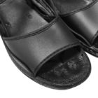 Cleanroom ESD-antistatische schwarze PU-Leder-Sandalen