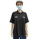 Kohlenstoff-Faser-Maschenware ESD statischer AntiPolo Shirts 96% Baumwolle4%