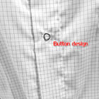 Statischer weißer 5mm Gitter ESD-Antikittel für Cleanroom