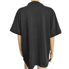 Statische Antit-Shirts 96% Baumwolle-ESD schwarzes Unisex für Cleanroom-Labor