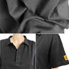 Statische Antit-Shirts 96% Baumwolle-ESD schwarzes Unisex für Cleanroom-Labor