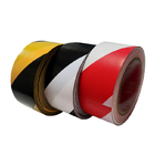 Warnendes Band-Schwarz-gelbe Twill-Farbe PVCs, die kein Drucken blockiert