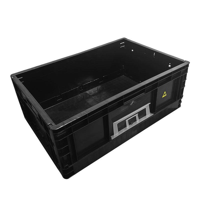 Faltbare elektronische Komponenten Behälterbox Antistatische Box Behälter Paletten Plastik-PCB-ESD-Speicherbox