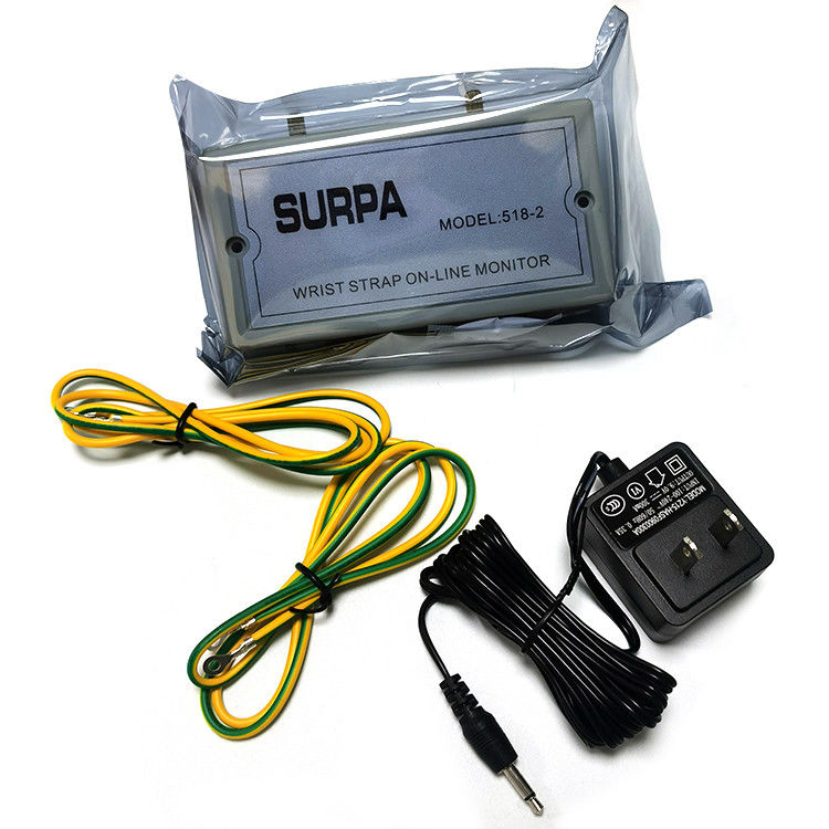 518-2 ESD Anti-statischer Handgelenkschmuckmonitor Elektrostatischer Ring Alarm Anti-statischer Handgelenkschmuck Tester