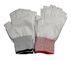 Halber Finger-nahtlose Polyester-Zwischenlagen-Handschuhe wiederverwendbar für Cleanroom