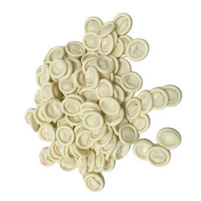 Des statischen weißer pulverisierter Latex-Fingerschutz Handschuh-Antiuniversellen Zweckes ASTM D3772