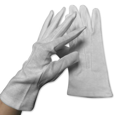 8.5CM Breathable Sicherheit Cleanroom-Baumwollhandhandschuhe