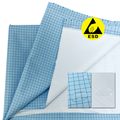 300D-Anti-statisches Oxfordgewebe + PU-Flammhemmer + wasserdicht